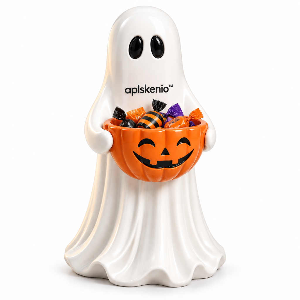 aplskenio™ Halloween Ghost Candy Bowl Holder