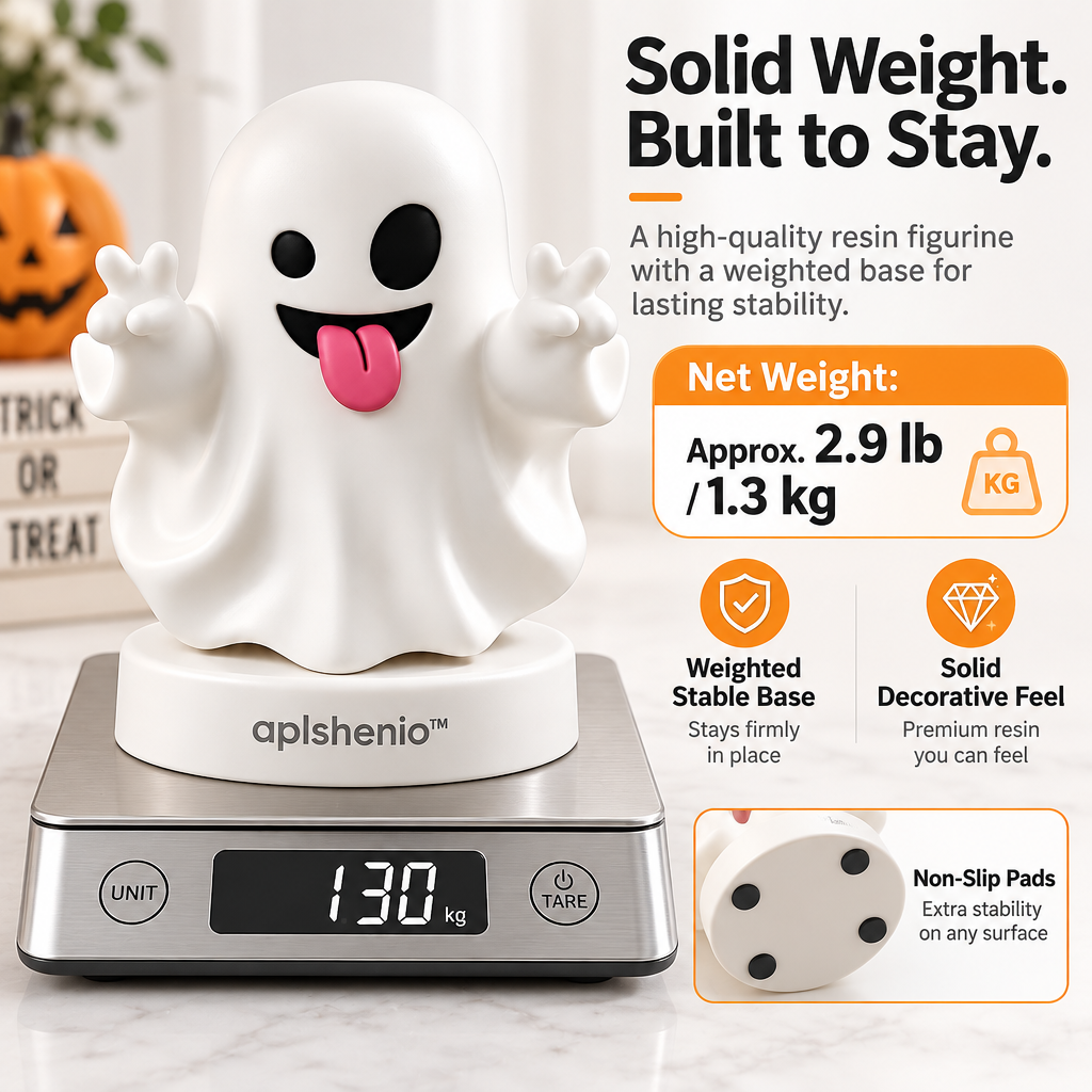 aplshenio™ Cute Halloween Ghost Figurine