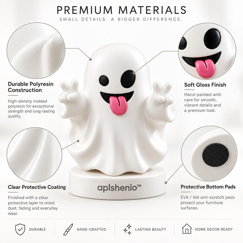 aplshenio™ Cute Halloween Ghost Figurine