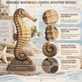 aplskenio™ Coastal Seahorse Tabletop Sculpture