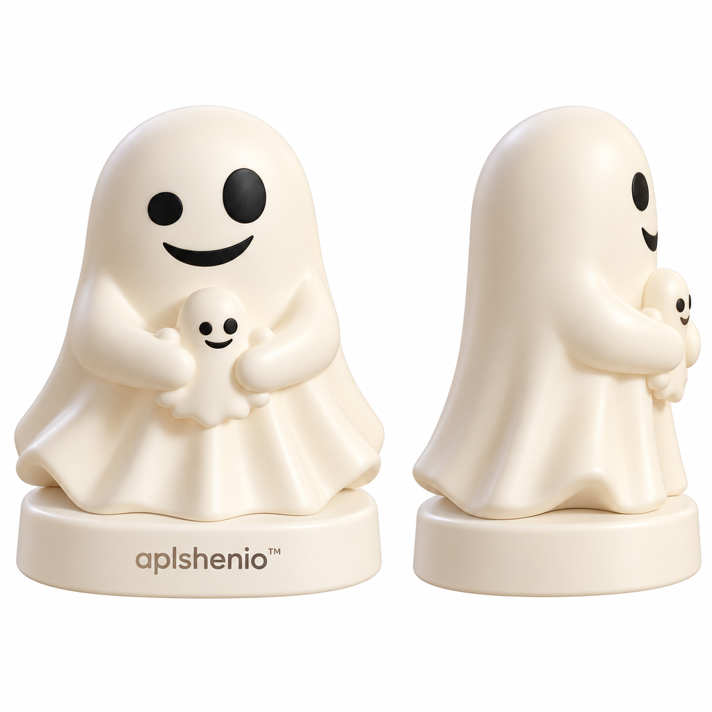 aplskenio™ Big Boo & Little Boo Ghost Figurine