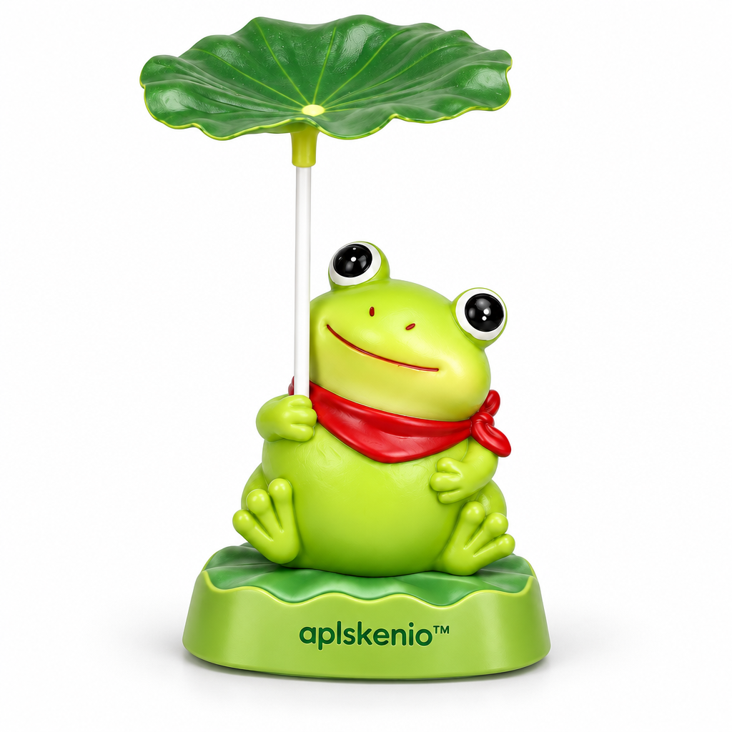 aplskenio™ Lotus Leaf Frog Garden Figurine